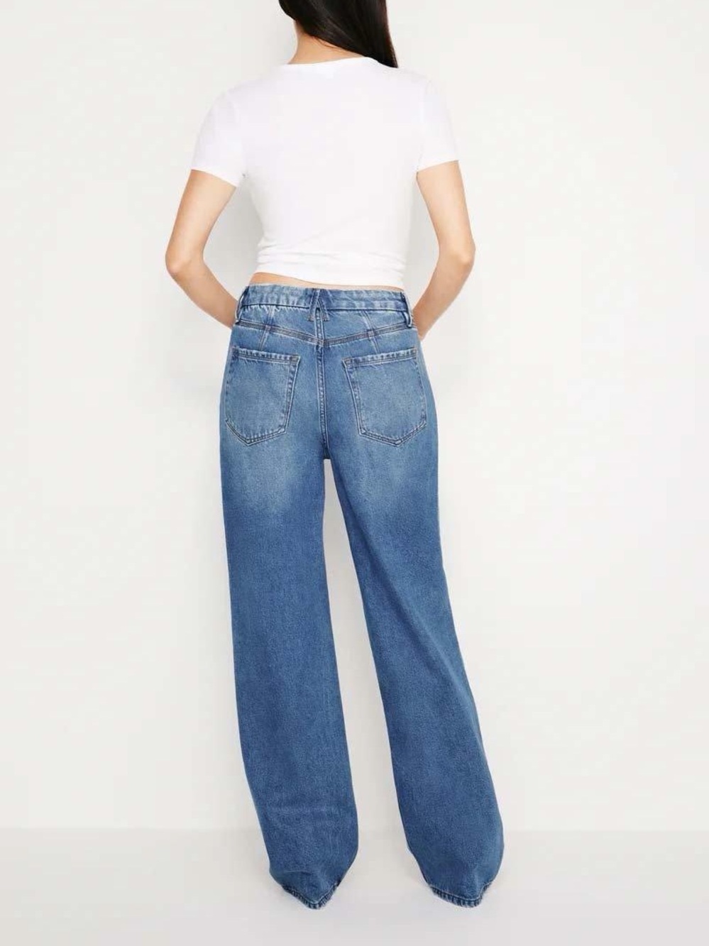 Good American Good 90’s Relaxed Jeans - size 00/24